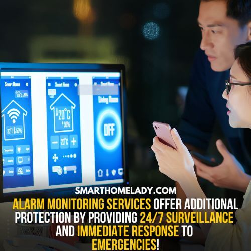 24/7 alarm monitoring services by smart alarms