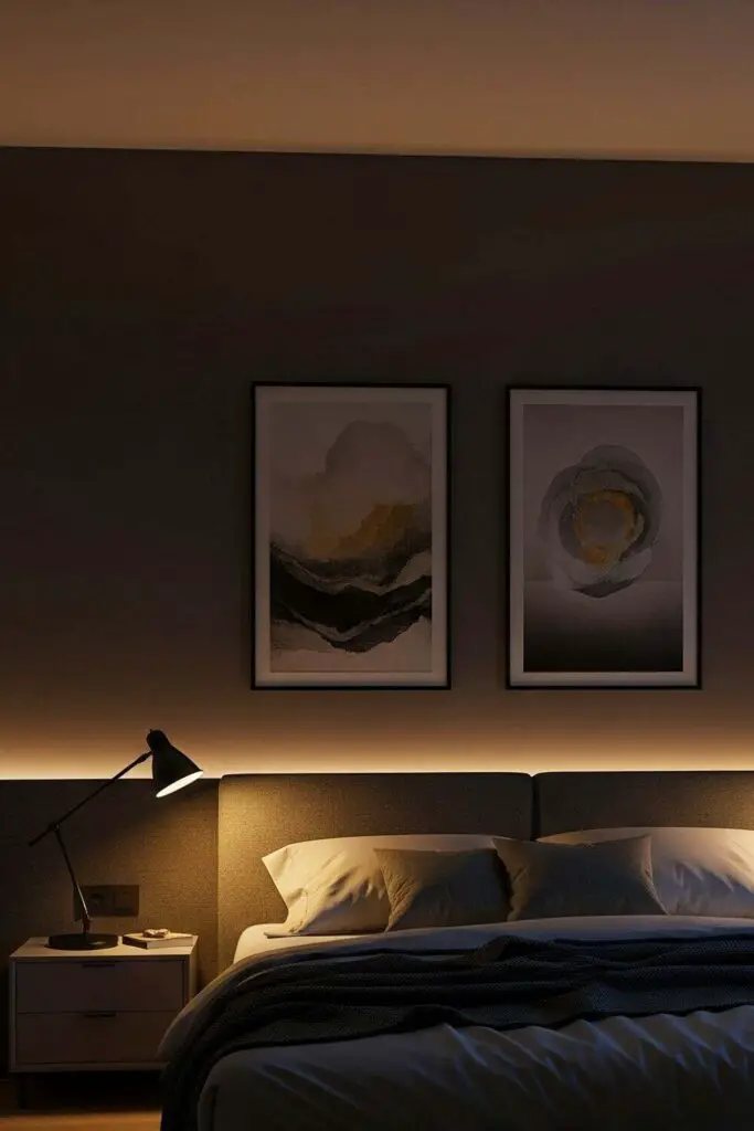 Smart lights for bedroom decoration