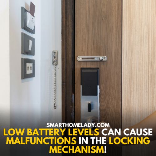 Low battery of hornbill smart lock prevent locking or unlocking