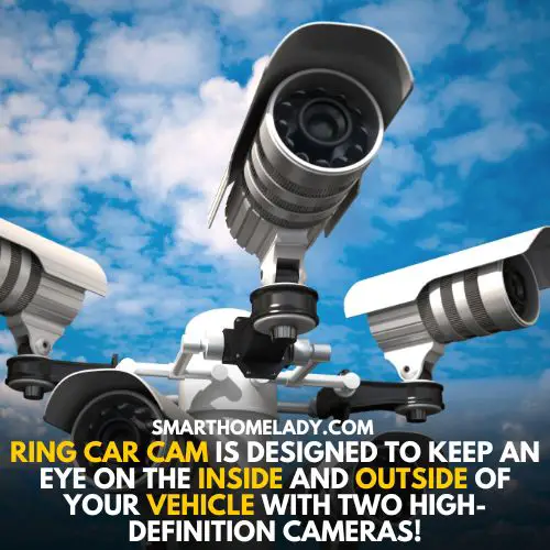Ring car security cameras can see inside cars