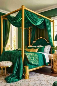 33 Unique Green And Gold Bedroom Decor Ideas For Everyone