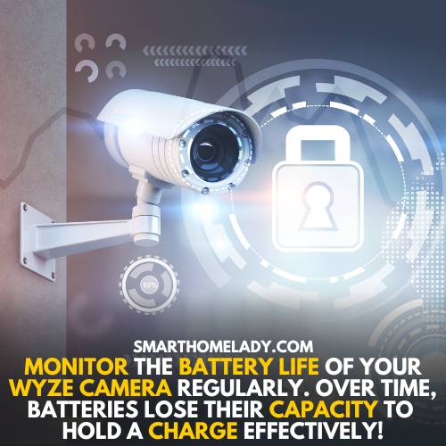 Wyze camera battery life affects its working