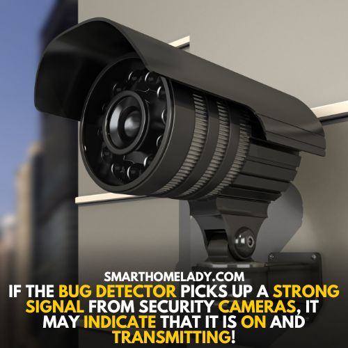 Bugs detectors - how to tell if a security camera is on