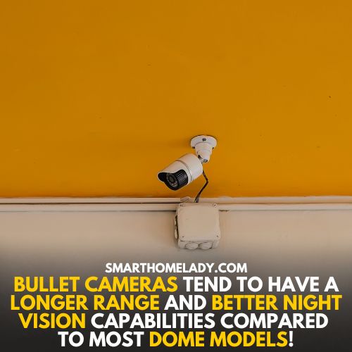 Bullet  cameras - type of security cameras