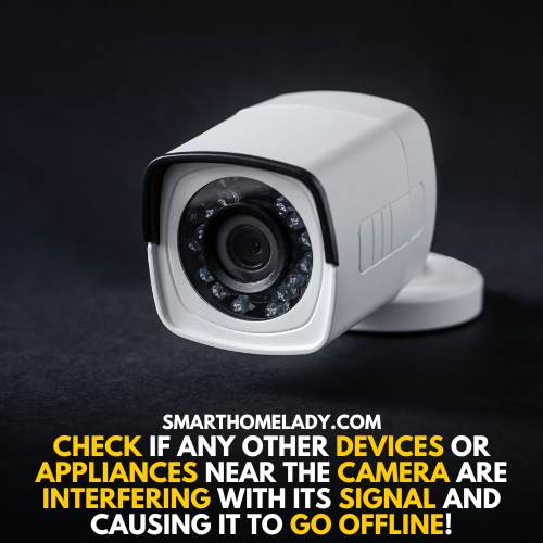 check interference by other devices - Wyze Camera Offline