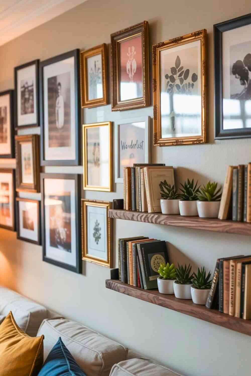 eclectic home decor for gallery wall