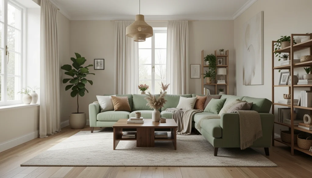 blue living room aesthetic featured decor image