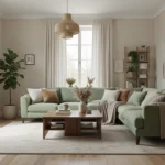 blue living room aesthetic featured decor image