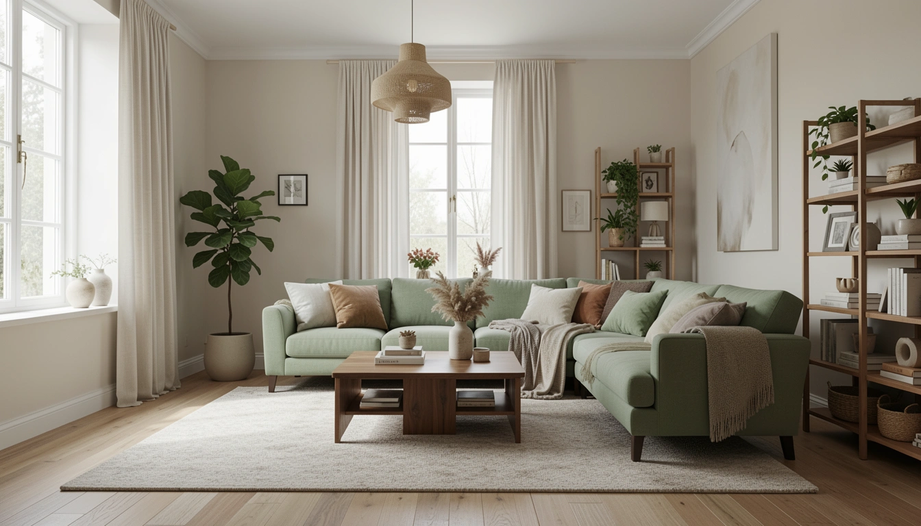 blue living room aesthetic featured decor image