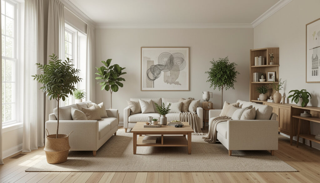 shelf decor living room modern featured decor image