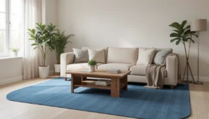 blue living room rug featured decor image