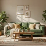 green sofa living room colour schemes featured decor image