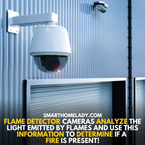 Flame detector cameras detect smoke