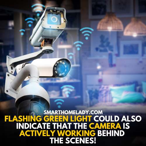 Green lights - LIghts on security cameras and their meaning