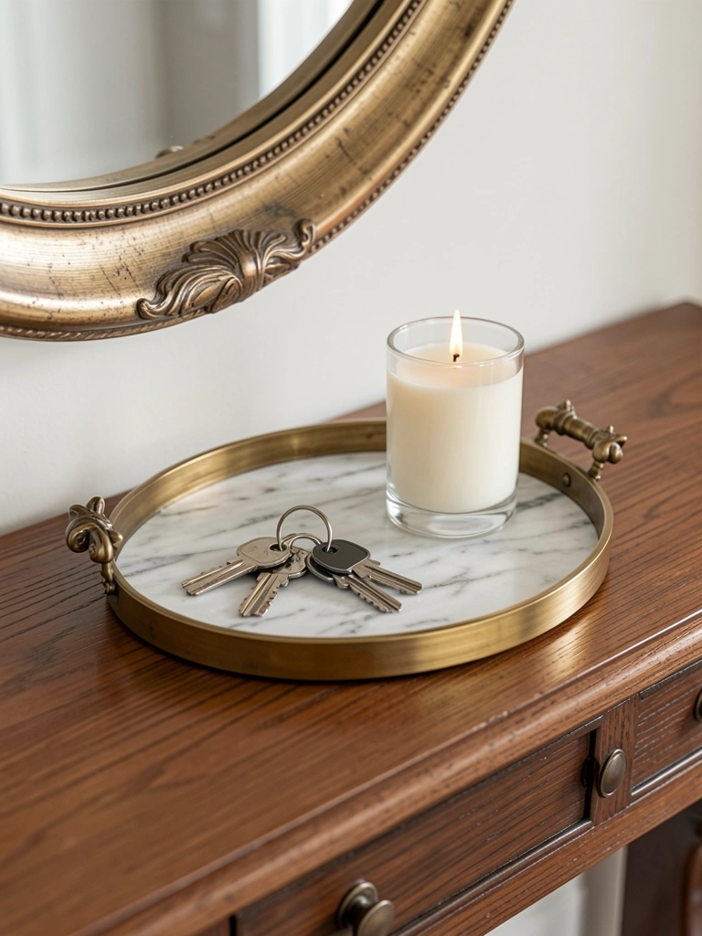 luxury home decor accessories decor detail in a realistic room