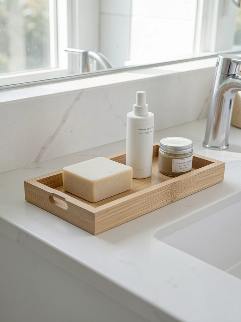 bathroom counter decor ideas styled decor idea