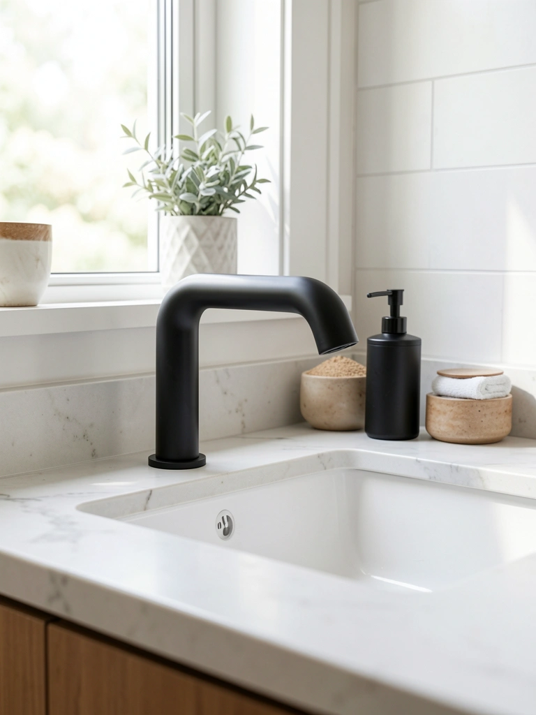 black bathroom decor ideas styled decor idea