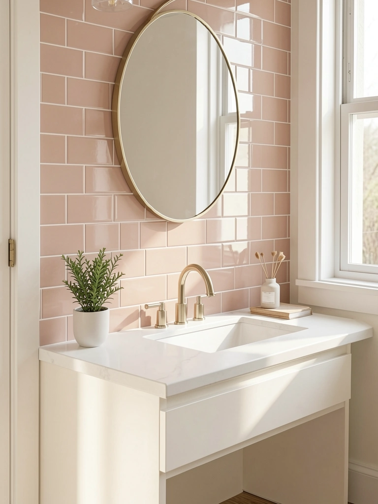 pink bathroom decor ideas styled decor idea