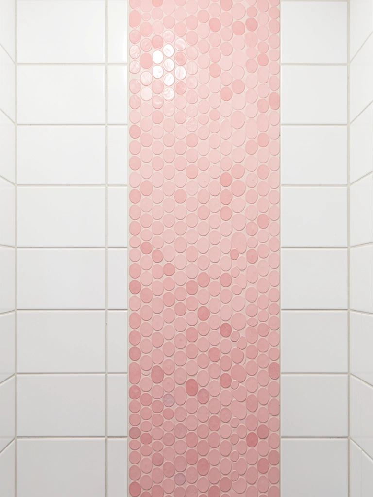 pink bathroom decor aesthetic realistic room decor detail