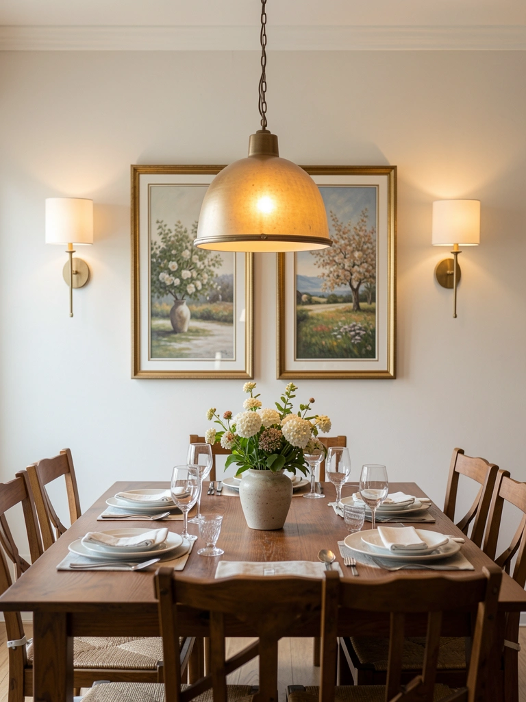 dining room decor apartment decor detail in a realistic room