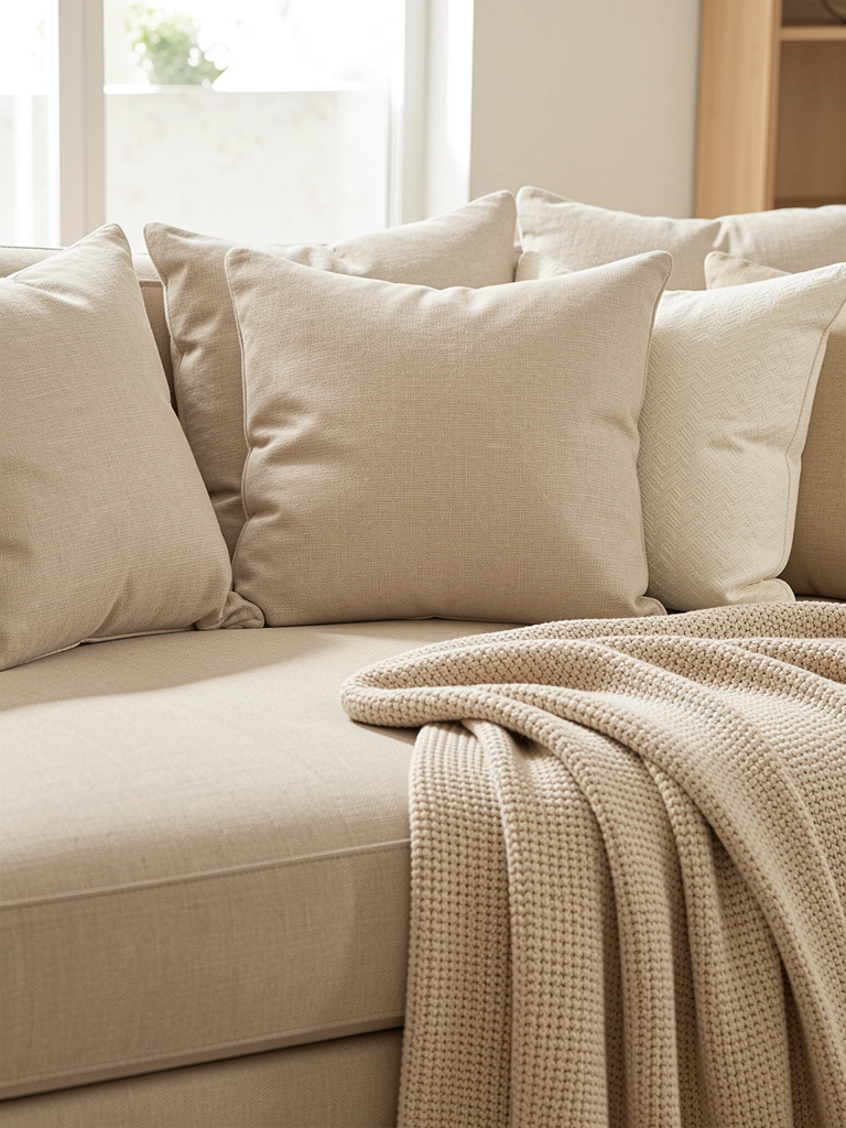 beige living room ideas realistic room decor detail