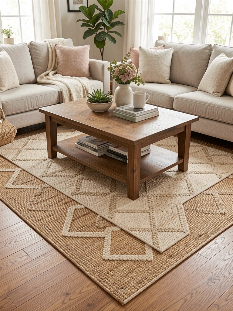 beige living room aesthetic realistic room decor detail