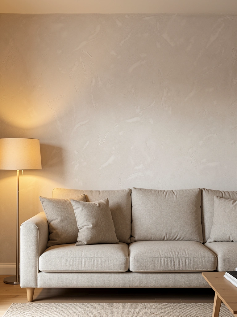 beige living room walls realistic room decor detail