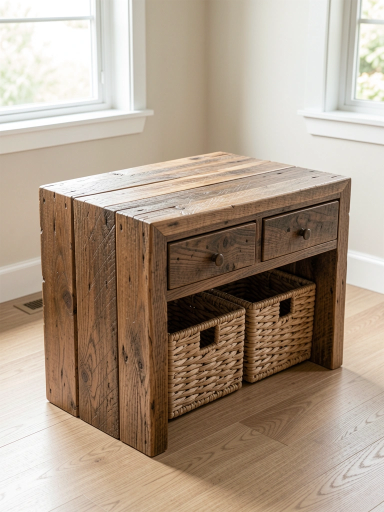 centre table living room wooden realistic room decor detail