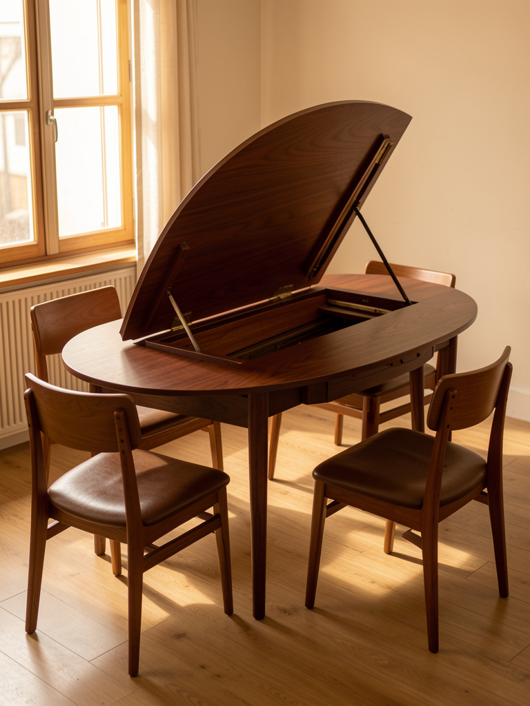 modern dining room table decor detail in a realistic room