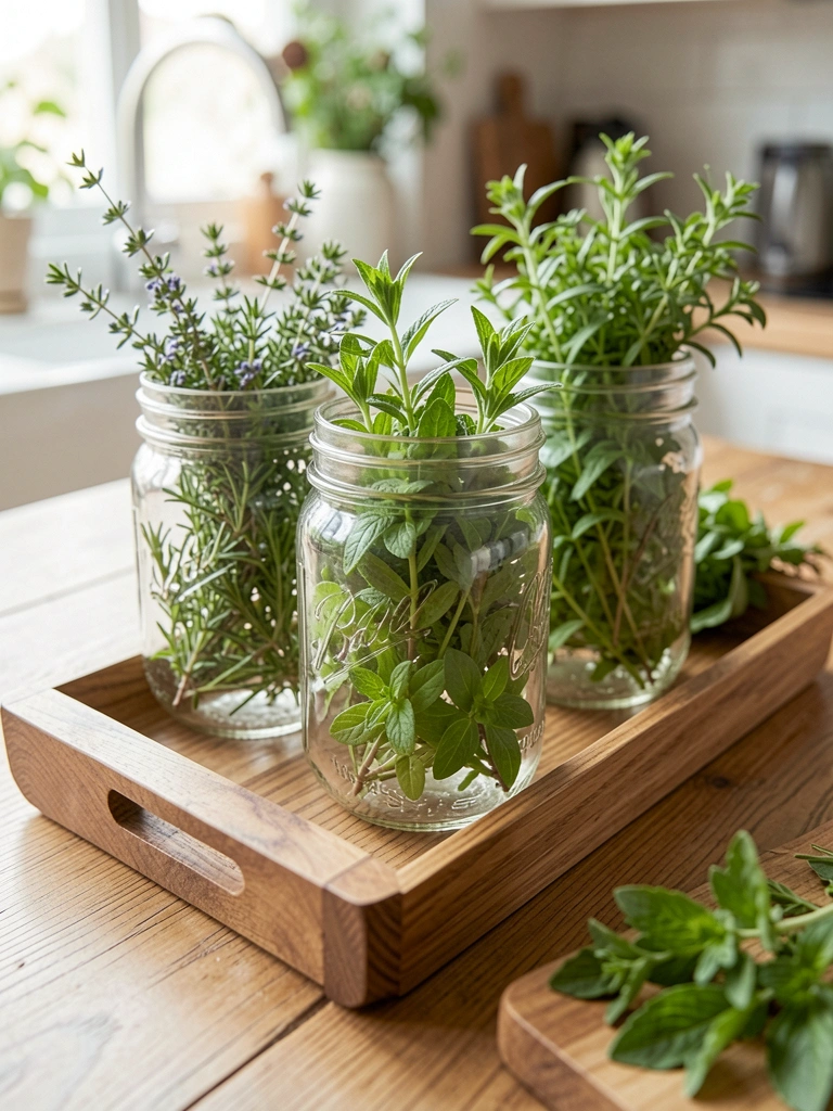 kitchen table decor centerpiece styled decor idea