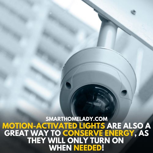 Motion activated lights - can security cameras work without electricity