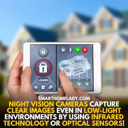 Night vision feature of security cameras - features of security cameras