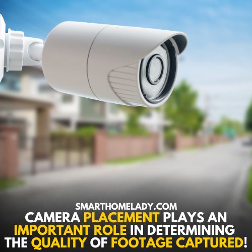 Camera placement should be right for CCTV camera