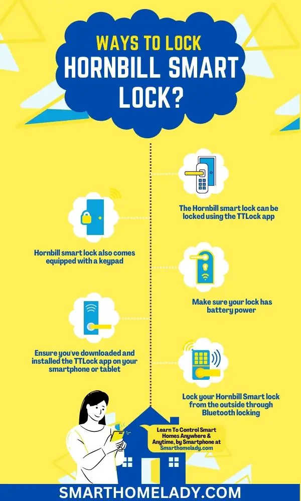 Ways to lock - how to lock hornbill smart lock