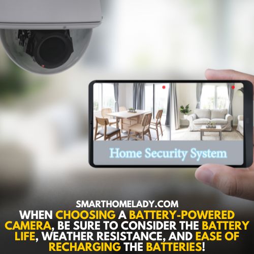 Choose batteries wisely - do wireless security cameras need batteries